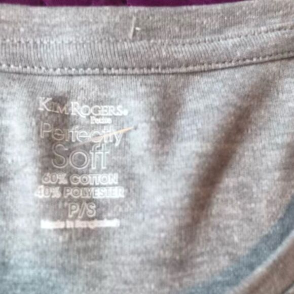 Set of 2 Kim Rodgers size small 3/4 sleeve crew neck shirts - new - Picture 4 of 7